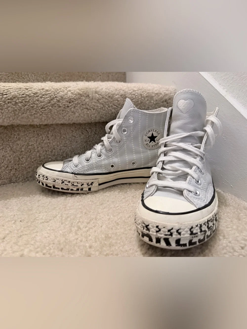 Converse Women's Chuck Taylor 70 Love Fearlessly High Top Photon Dusk Leather 5